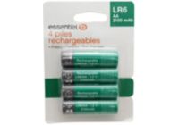 Pile rechargeable ESSENTIELB 4xAA LR6 2100mAh