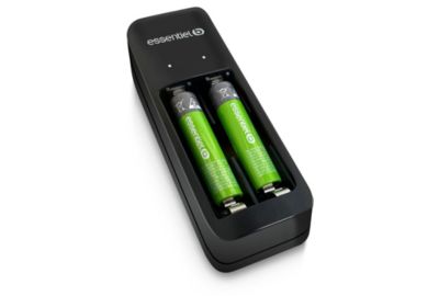 Chargeur secteur ESSENTIELB + LR03 AAA x2 700Nimh