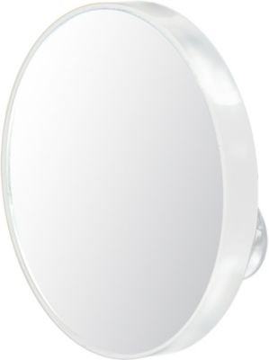 Miroir grossissant, X10, sur pied, miroir maquillage, de rasage, lumineux,  argent chrome diamètre 19 cm - Le comptoir du Barbier