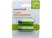 Pile rechargeable ESSENTIELB x2 AAA