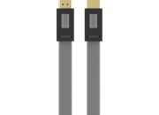 Câble HDMI ESSENTIELB 2.0/18Gbps Plat 2M Anthracite