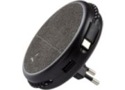 Chargeur secteur ADEQWAT Magnétique noir-cable USB C intégré