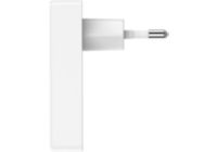Chargeur secteur ESSENTIELB Extra plat 2 USB Blanc