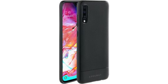 Coque ADEQWAT Samsung A70 Souple noir