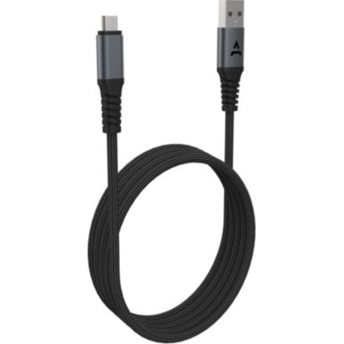 Câble micro USB ADEQWAT vers USB noir 3m Renforce