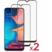Protège écran ESSENTIELB Samsung A20e Verre trempe integral x2