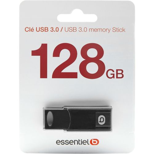 Clé USB 256 Go, Clé USB Stockage de données externe Clé USB (Rouge) 