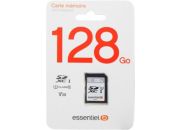 Carte SD ESSENTIELB 128 Go SDXC Performances + Lecteur de carte mémoire ESSENTIELB Lecteur de cartes Micro USB2.0
