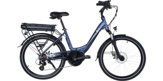 Vélo VAE ESSENTIELB URBAN 600 bleu nuit