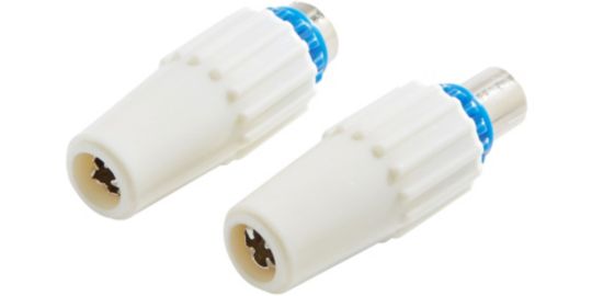 Fiche antenne TV ESSENTIELB TV 9.52 1 Male + 1 Femelle Plastique