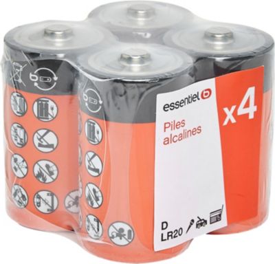 Pile rechargeable ESSENTIELB LR03 AAA Lot de 4 piles 700mAh