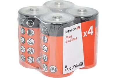 Pile ESSENTIELB LR20 D Lot 4 piles