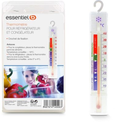Thermomètre pour réfrigérateur/congélateur Tecno Fackelmann 