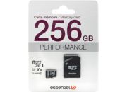 Carte Micro SD ESSENTIELB 256GO Micro SDXC Performances