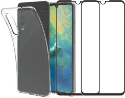 Pack ESSENTIELB Huawei P30 Coque + Verre trempé x2