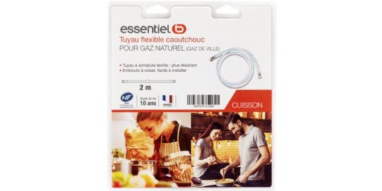 Tuyaux gaz ESSENTIELB naturel 2M TNC 10 ans