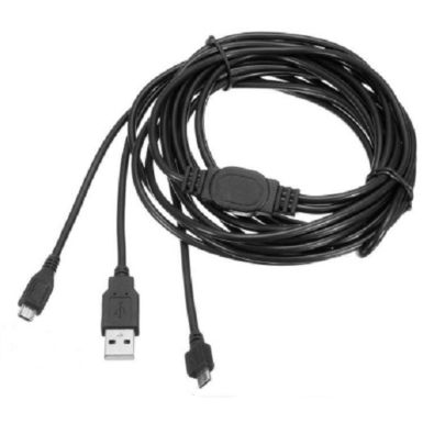 Câble de recharge SKILLKORP Cable de charge pour 2 manettes PS4