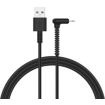 Câble Lightning ADEQWAT vers USB noir 1.2m coude stand