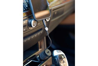 Chargeur allume-cigare ADEQWAT Micro USB + Support voiture aimanté
