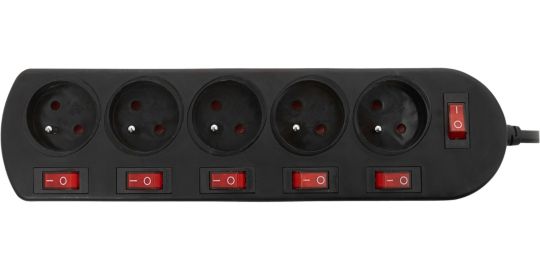 Multiprise ESSENTIELB 5 prises multiswitch