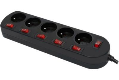 Multiprise ESSENTIELB 5 prises multiswitch
