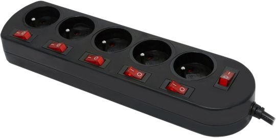 Multiprise ESSENTIELB 5 prises multiswitch