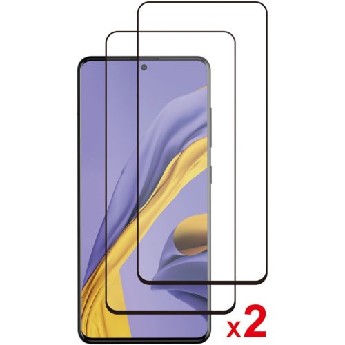 Verre trempé Galaxy A51 5G - Full Glue Noir