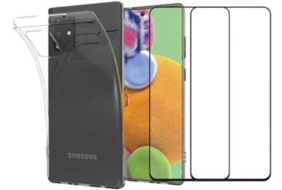 Pack ESSENTIELB Samsung A51 4G Coque + Verre trempé x2