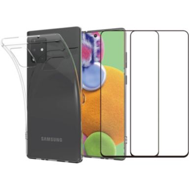Pack ESSENTIELB Samsung A51 4G Coque + Verre trempe x2