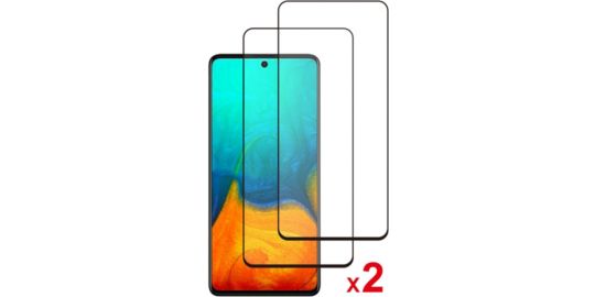 Pack ESSENTIELB Samsung A71 Coque + Verre trempé x2