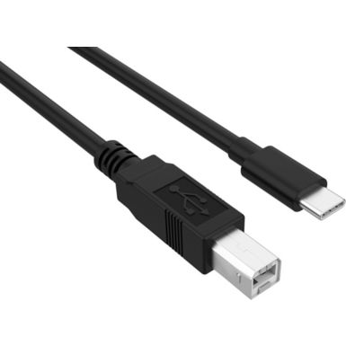 Câble USB C ESSENTIELB USB-C vers USB-B - 1.8M NOIR