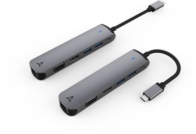 Hub USB C ADEQWAT USB-C / multiports 6 en 1