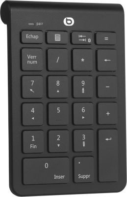 Mini clavier Bluetooth pour  Fire HD 8 Tablette Sans Fil AZERTY  Rechargeable (NOIR) - Clavier pour tablette - Achat & prix