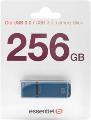ZOOCASE Clé USB 256 Go Grand Capacité Clé USB 3.0 Imperméable Cle