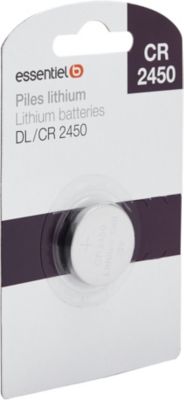 Pile ESSENTIELB CR 2450 x1 Lithium