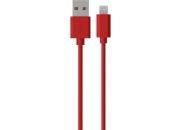 Câble Lightning ESSENTIELB vers USB 1m rouge certifie Apple