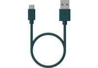Câble micro USB ESSENTIELB vers USB vert 1m