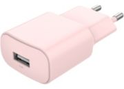 Chargeur secteur ESSENTIELB USB 2.4A Rose