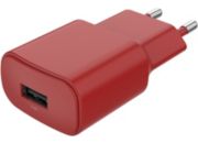 Chargeur secteur ESSENTIELB USB 2.4A Rouge