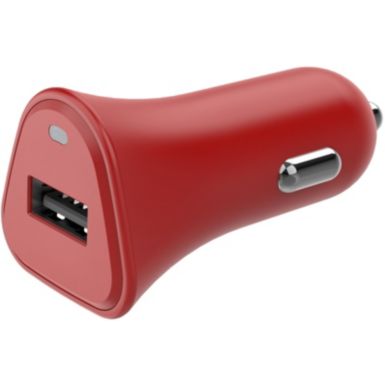 Chargeur allume-cigare ESSENTIELB USB 2.4A Rouge