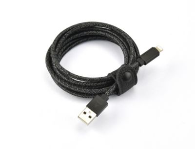 Câble Lightning Adeqwat Vers Usb 2M Noir Certifié Apple