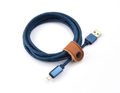 Câble Lightning ADEQWAT vers USB 2m bleu certifié Apple Câble Lightning ADEQWAT vers USB 2m bleu certifié Apple