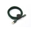 Câble Lightning ADEQWAT vers USB 2m vert certifie Apple
