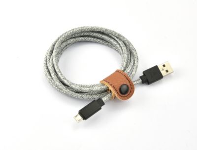 Câble micro USB ADEQWAT vers USB gris 2m tréssé