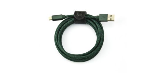 Câble micro USB ADEQWAT vers USB vert 2m tréssé