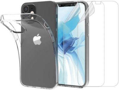Pack ESSENTIELB iPhone 12 mini Coque+ Film protecteur x2