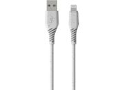 Câble Lightning ADEQWAT vers USB 2m blanc eco design