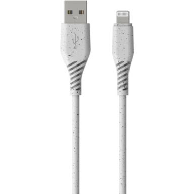 Câble Lightning ADEQWAT vers USB 2m blanc eco design