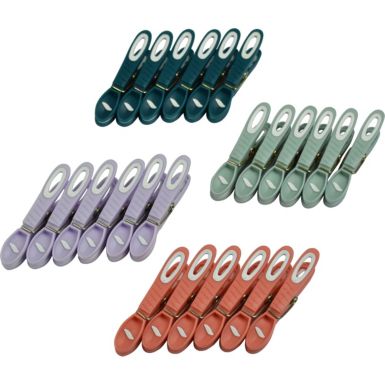 Pinces linge ESSENTIELB bi-matière x24