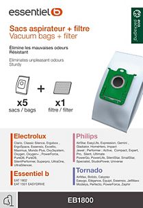 Vhbw - vhbw 10 papier sacs d'aspirateur, papier-filtre pour aspirateur et  robots aspirateurs compatible avec AEG / Electrolux P 1 - 999 - System ro,  2 - Cordons d'alimentation - Rue du Commerce